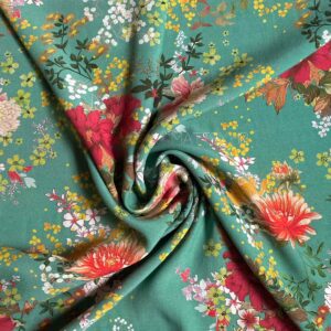 Viskozna tkanina - cvijeće