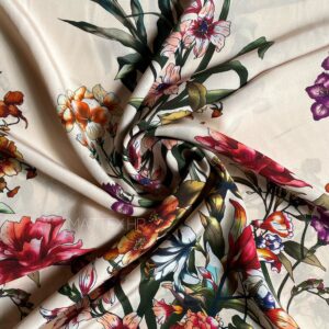 Viskozna tkanina - cvijeće