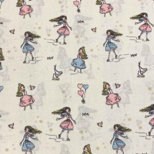 Pamučna tkanina - svij. bež 0.75 m