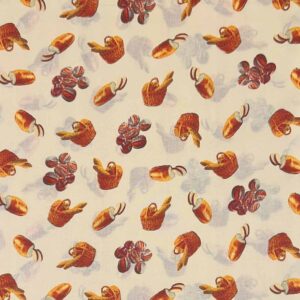 Pamučna tkanina - dark beige 0.1 m