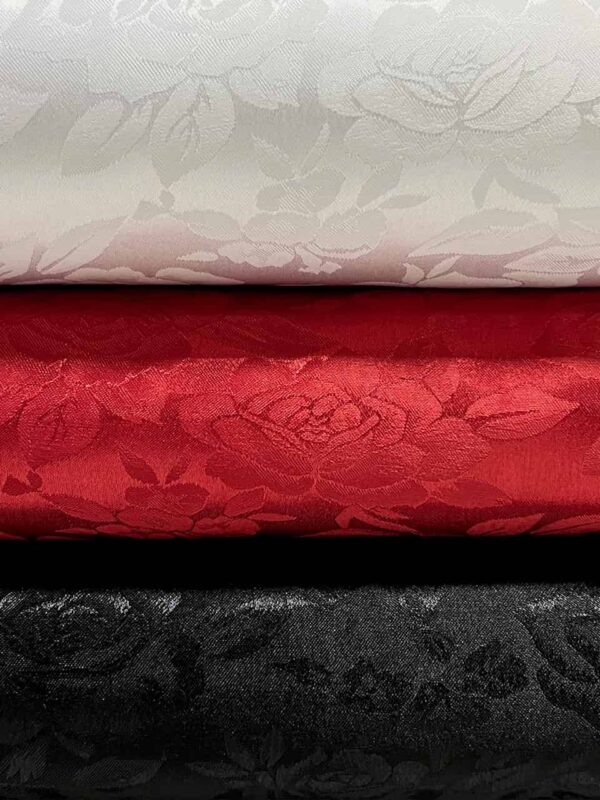 Saten jacquard