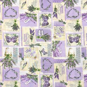Pamučna tkanina - lavanda