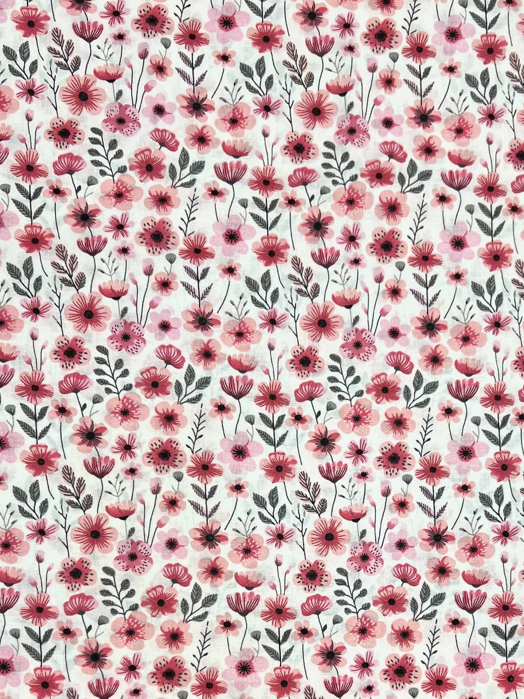 Pamučna tkanina - cvijeće - Slika 3