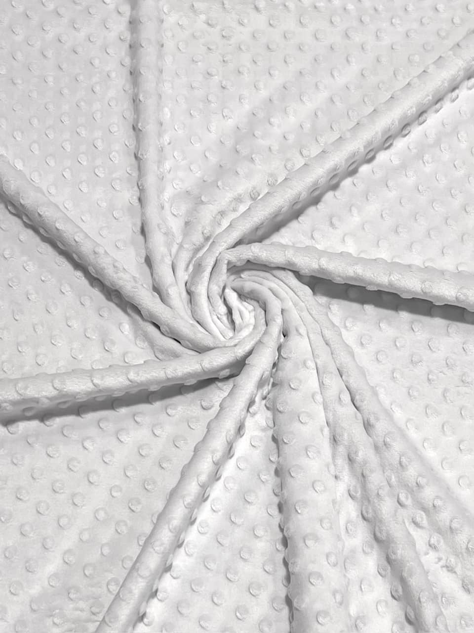 Velur minky - light grey
