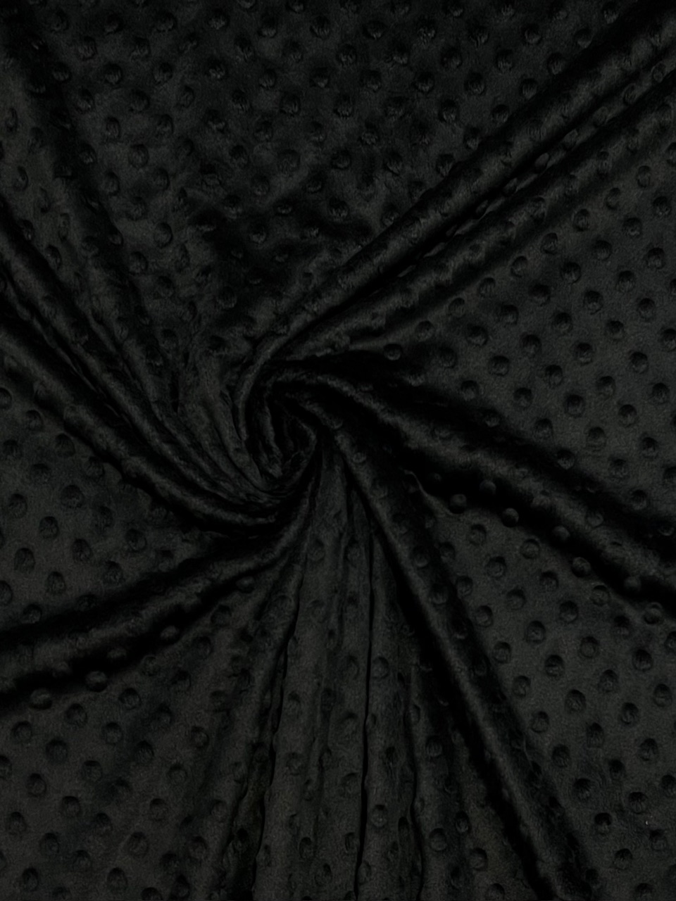 Velur minky - black