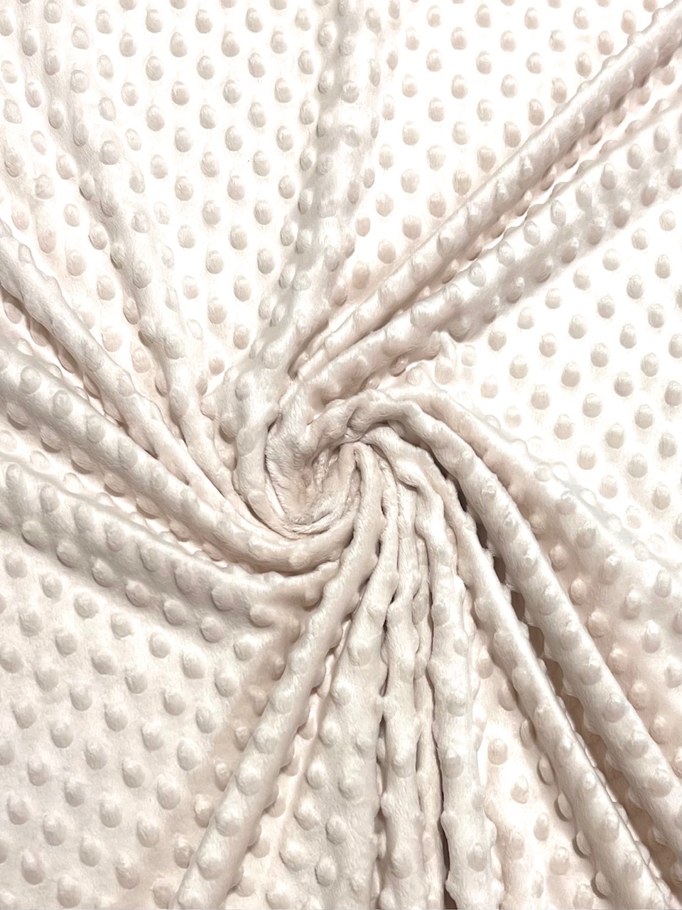 Velur minky - light beige