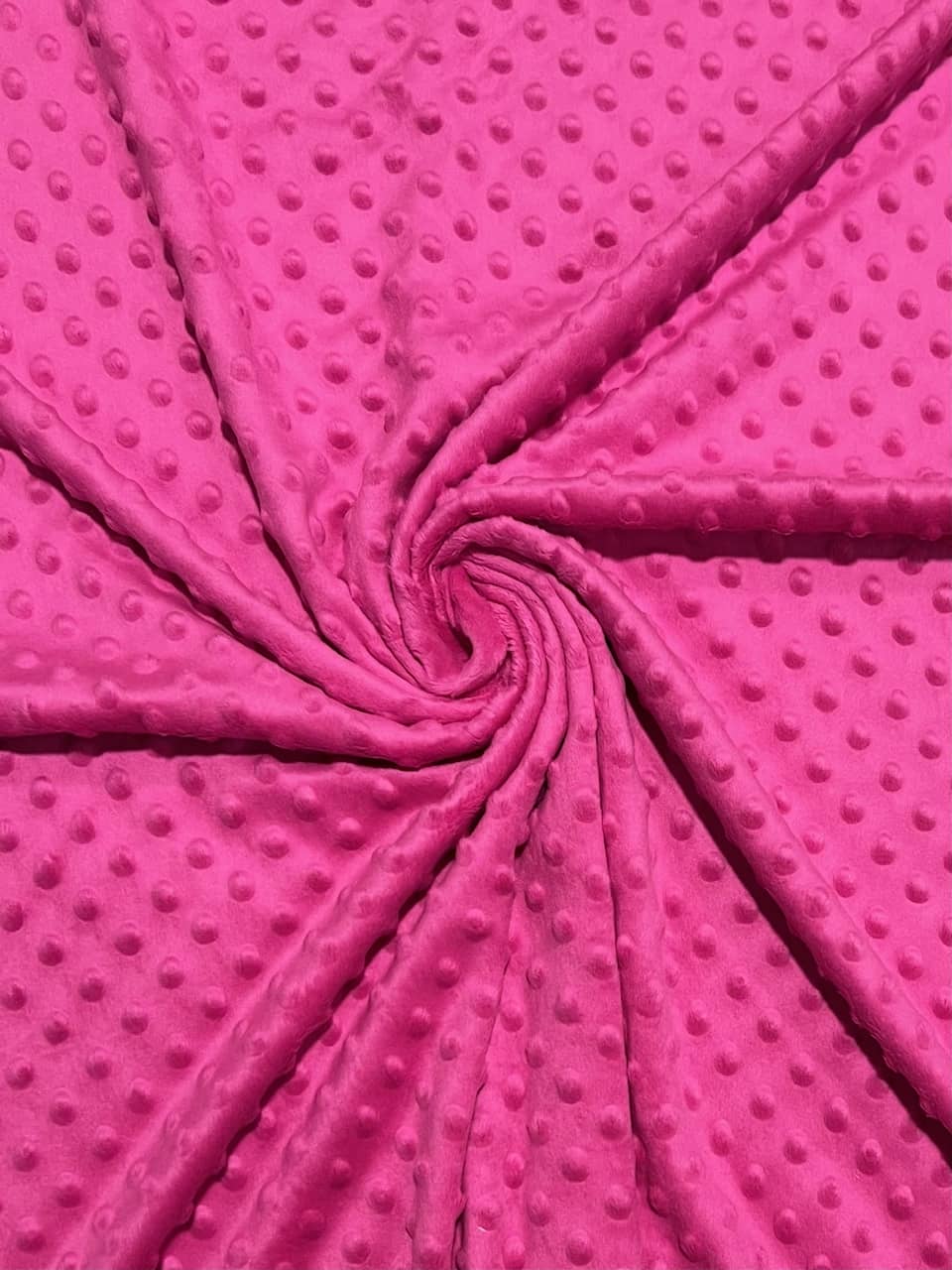 Velur minky - rosa pink