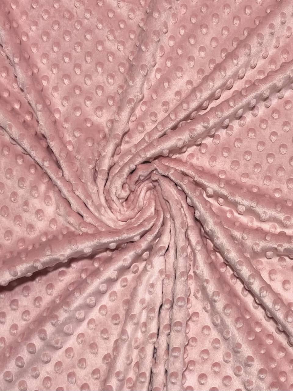 Velur minky - mauve
