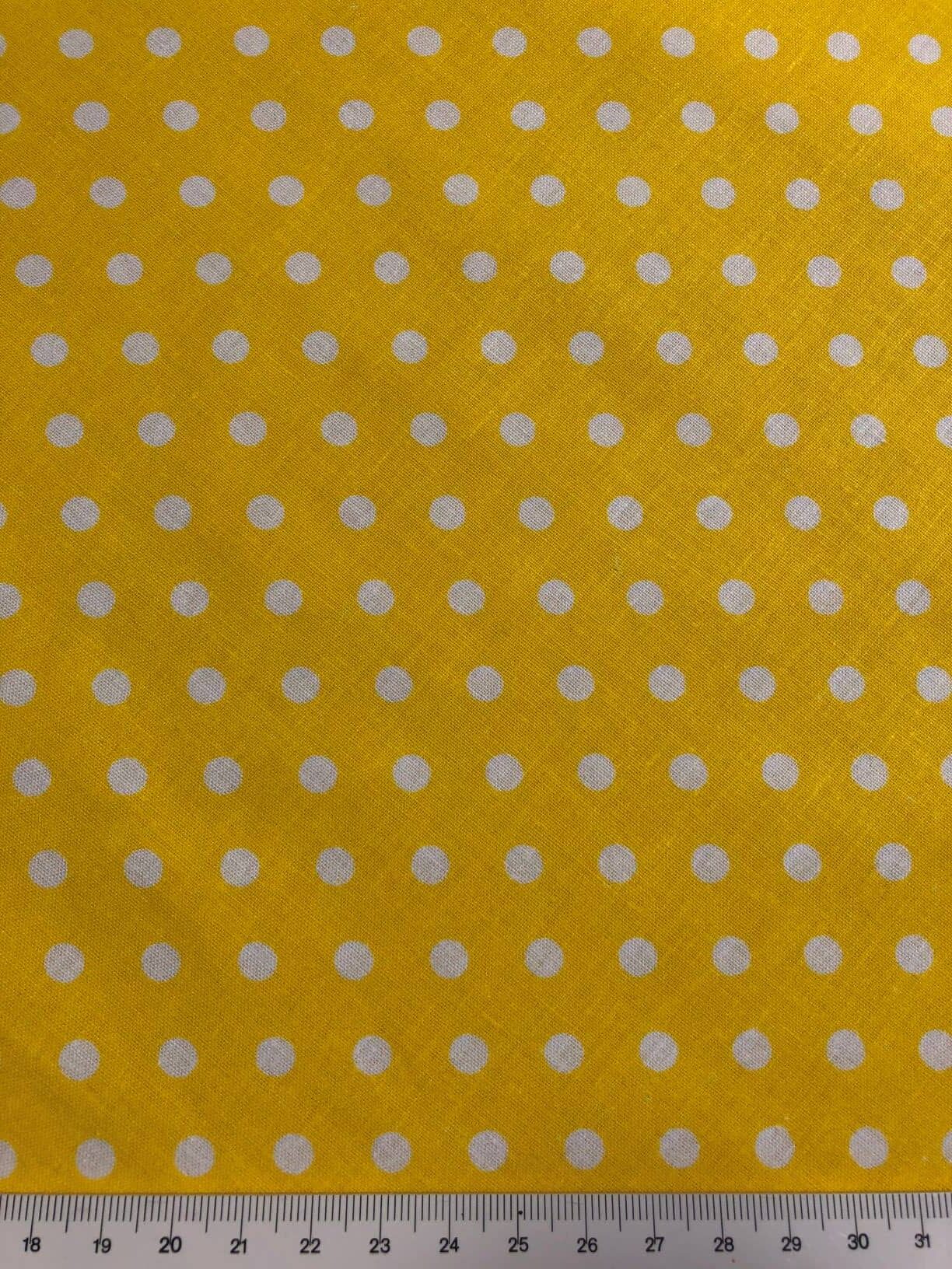 Pamučna tkanina - točkice 6 mm - Slika 3