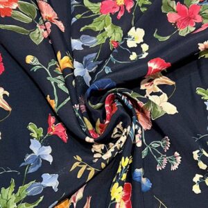 Viskozna tkanina - cvijeće