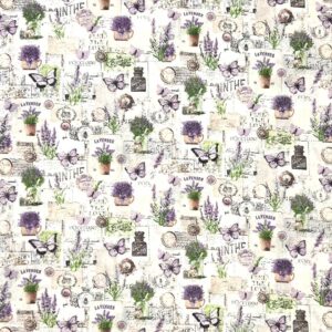Pamučna tkanina - lavanda